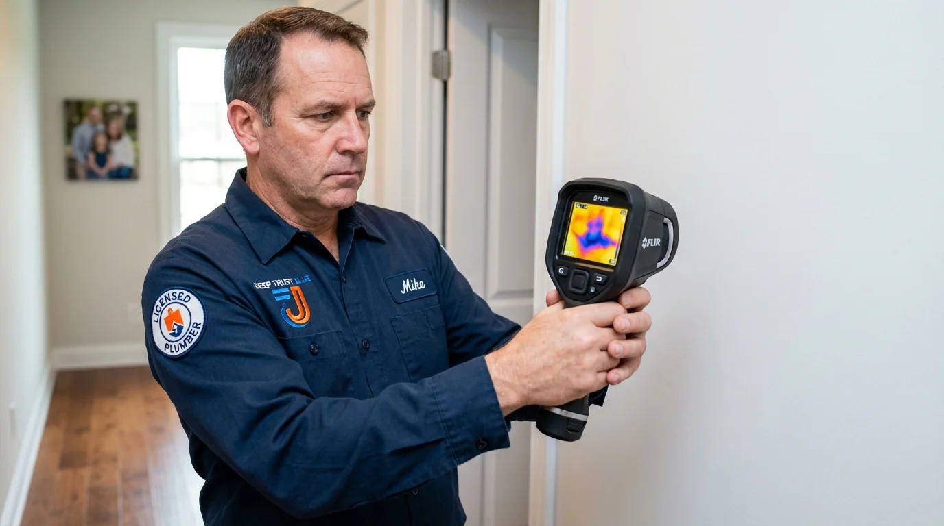 Thermal imaging leak detection by Johns Plumbing LLC in Pickens